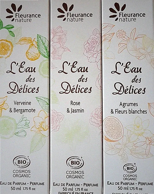 Eau de Parfum Damen 50ml L'Eau des Délices (Bio) Verveine - Rose - Zitrusfrüchte Set 3