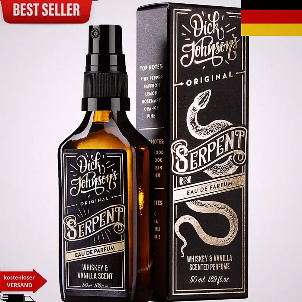 Eau de Parfum Herren 50 ml – Parfüm Männer mit Whiskey Vanille-Duft – Signatu...