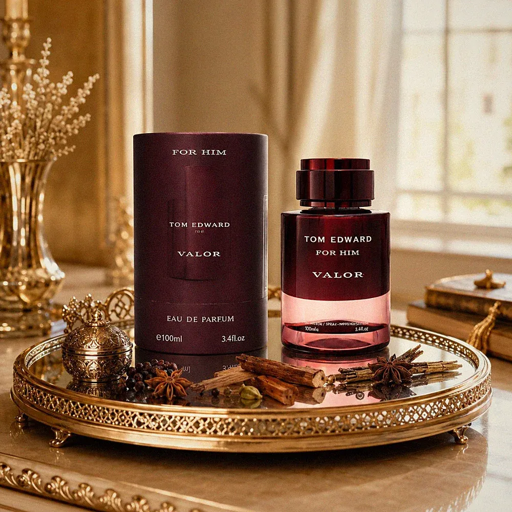 Eau de Parfum Tom Edward Valor Herrenduft Würzig Holzig Orientalisch e100 ml