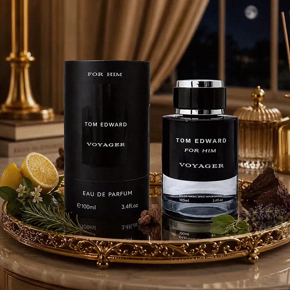 Eau de Parfum Tom Edward Voyager Herrenduft Frisch Holzig Aromatisch e100 ml