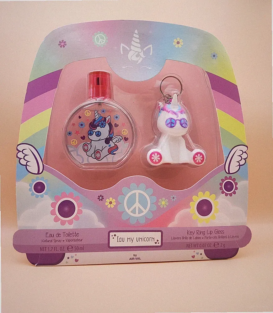 Eau de Toilette 50ml + Lipgloss-Schlüsselanhänger 2g 🦄* NEU&OVP* Kinderparfüm🦄