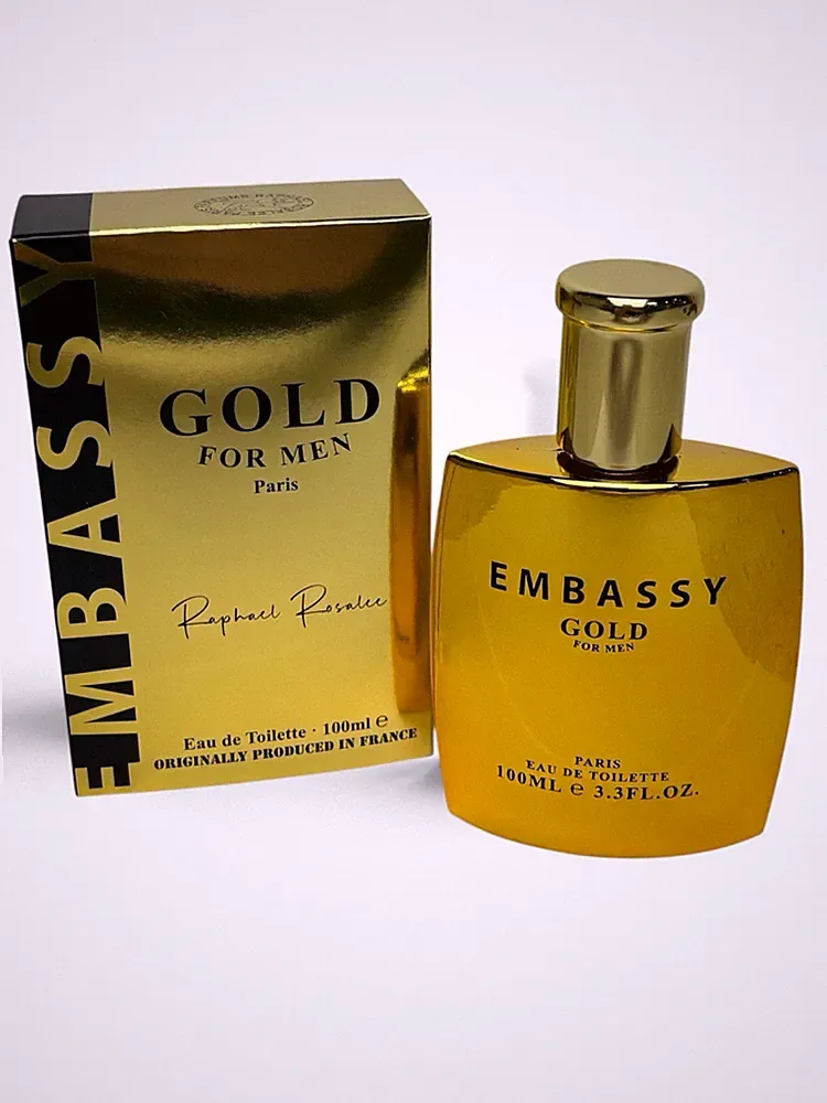 Eau de Toilette Herren EMBASSY GOLD homme 100ml EdT Raphael Rosalee Paris Parfüm