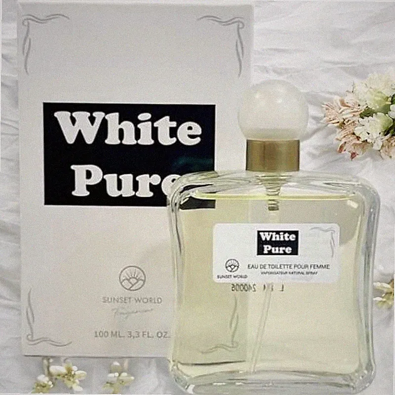 EAU DE TOILETTE PARFUM WHITE PURE FOR WOMAN DAMEN 100 ml Vanille Milch und Honig