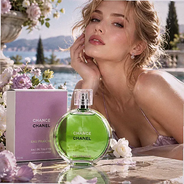 Eau Fraiche 100ml Damen Parfum EDT Eau de Toilette Frischer Floral Duft