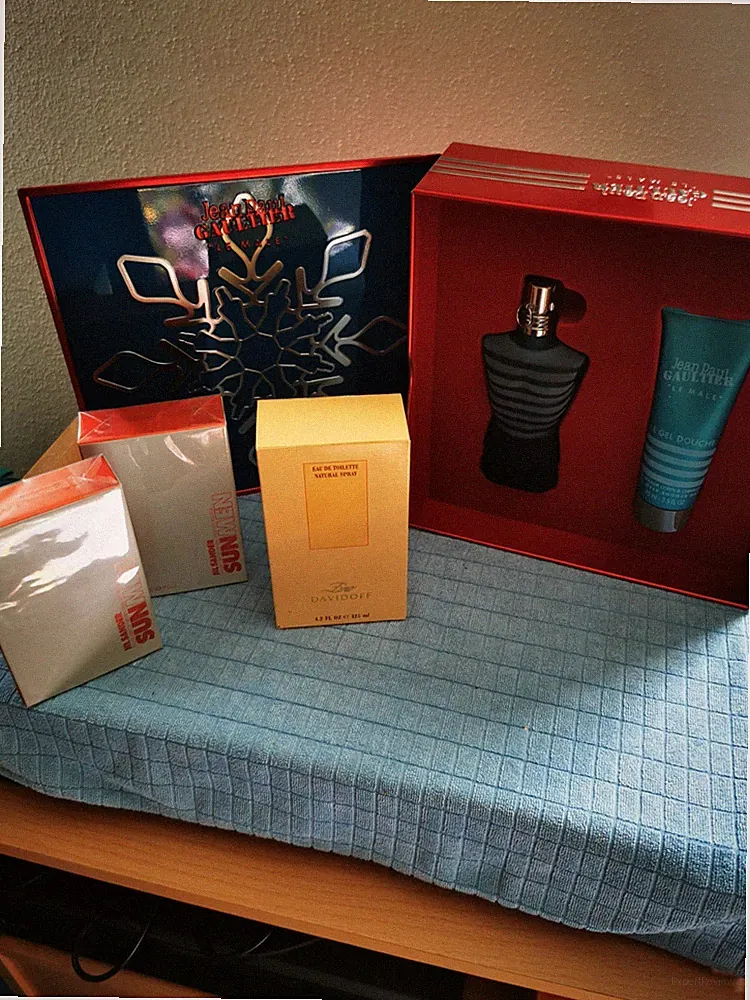 Eau Toilette Für Herren. 2 Jilsander Je 75ml 1 Davidoff Mit 175m Und 1 JEAN PA