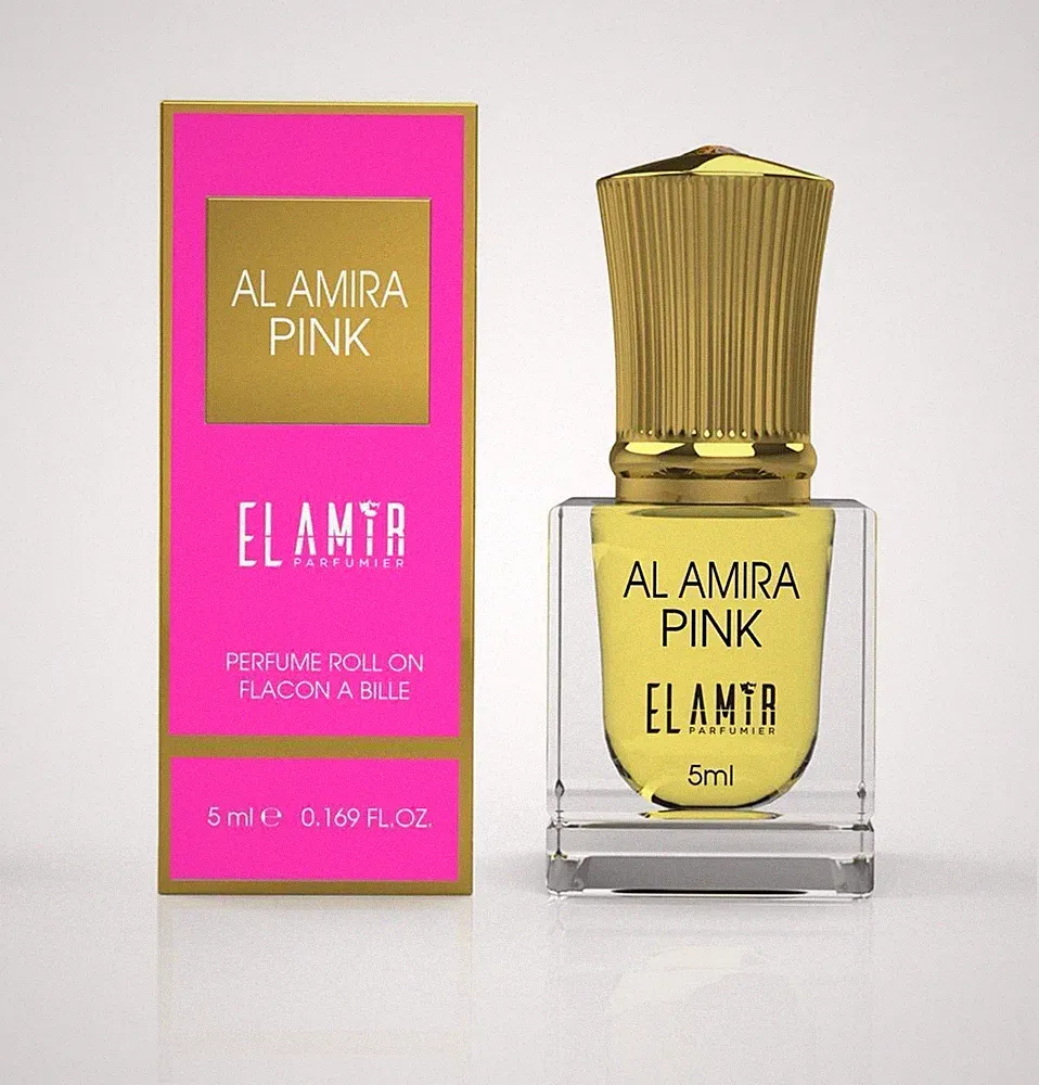 El Amir AL AMIRA PINK Parfümöl 5 ml – Alkoholfrei, Damen, Langanhaltend, Roll-On
