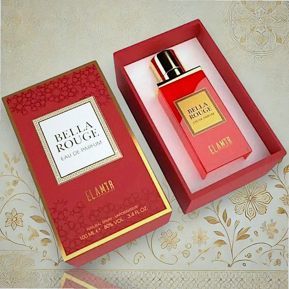 EL AMIR Bella Rouge Parfüm (100ml) Arabisch Amber Jasmin*Misk Musk Safran*