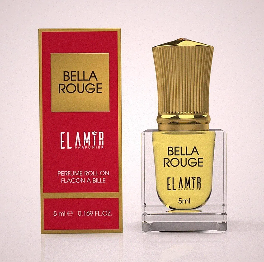 El Amir BELLA ROUGE Parfümöl 5 ml – Alkoholfrei, Damen , Langanhaltend, Roll-On