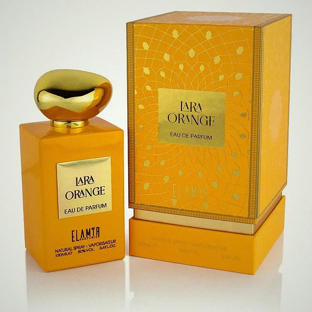EL AMIR LARA ORANGE Parfüm (100ml) Mango Jasmin Koko*Mochus Musk Soft Fruchtig*