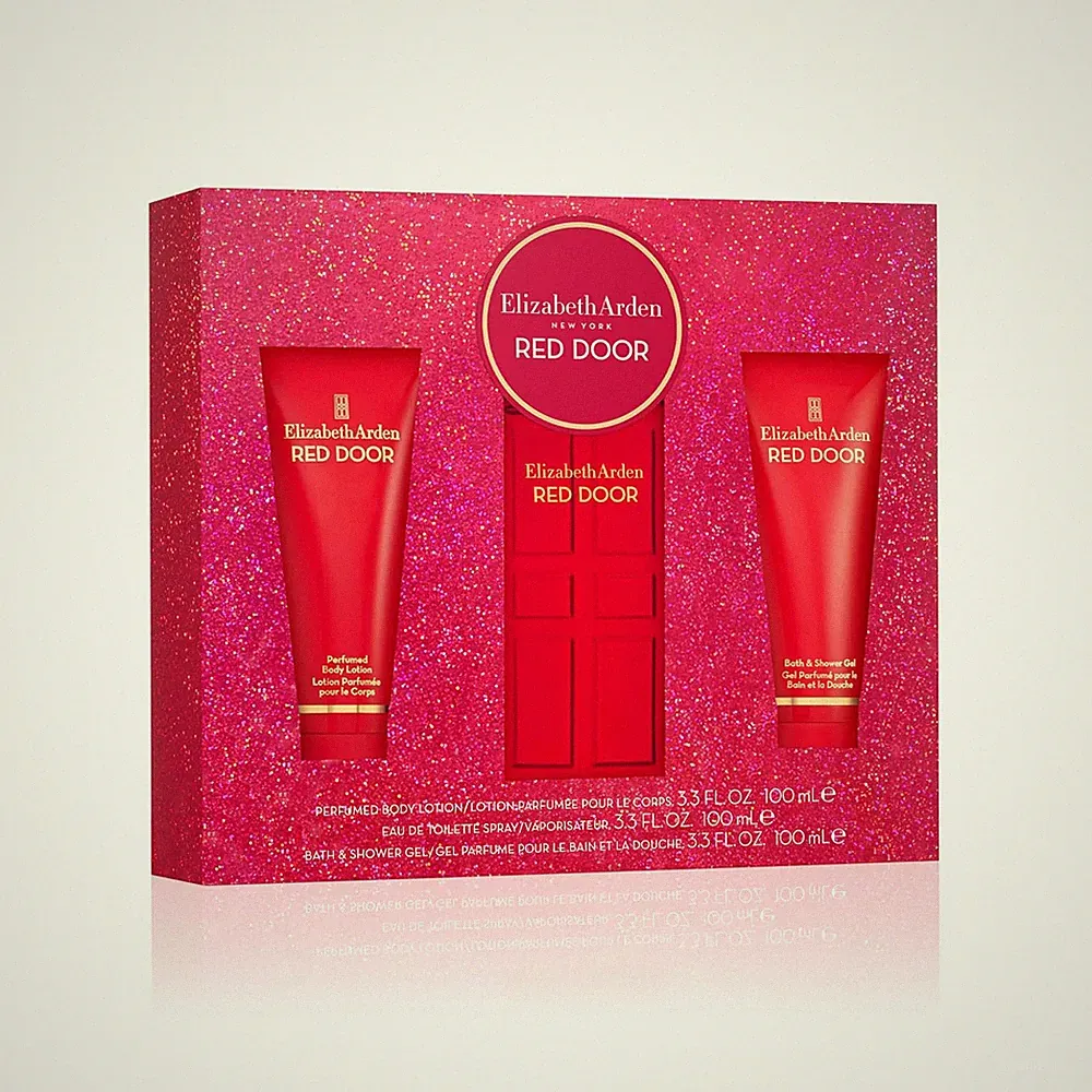 Elizabeth Arden Red Door Set Trio Eau De Toilette, 100 Ml, Duschgel, Parfümcreme