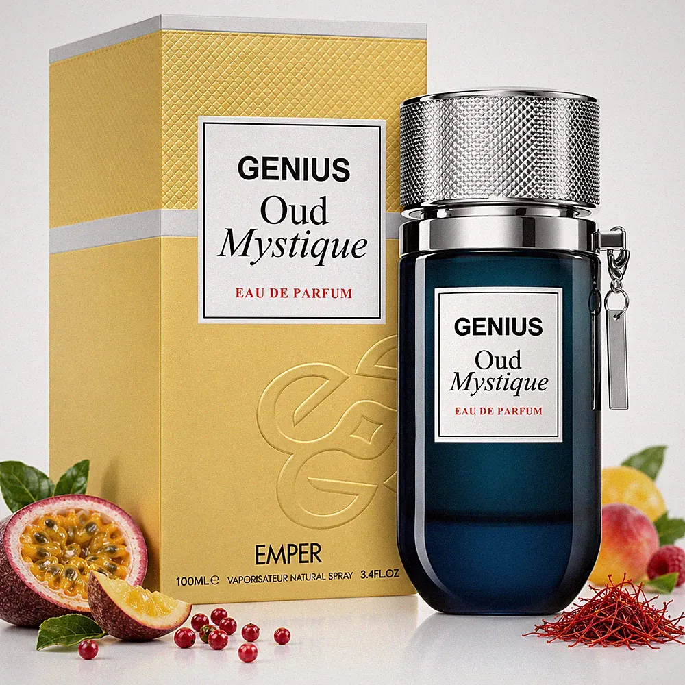 Emper Genius Oud Mystique Eau de Parfum 100ml Unisex Oud Leder Amber Vanille EDP