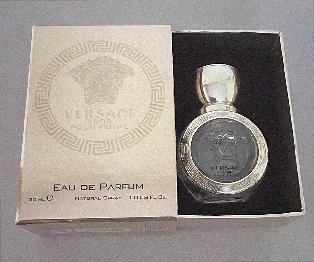 „Eros Pour Femme“ Versace 30ml + Box Top Zustand Kult Deko Flakon leer 🎀