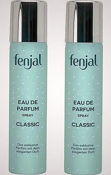 ✅ fenjal CLASSIC Eau de Parfum Spray EdP Parfüm mit dem eleganten Duft 2x 75ml ✅