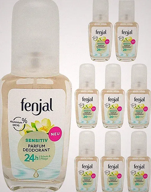 fenjal Sensitiv Parfum Deodorant mit Panthenol 9x 75ml