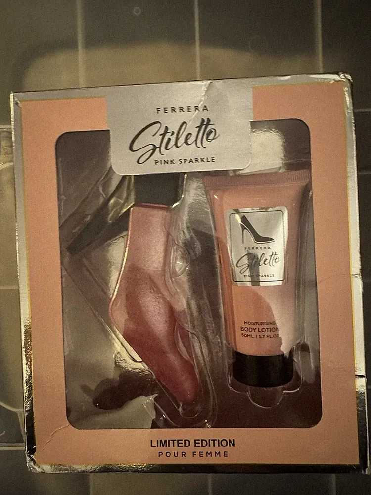 Ferrara Stiletto Pink Sparkle Parfum Parfüm Limited Edition Body Lotion
