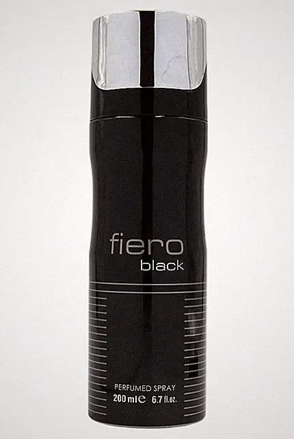 Fiero Black | Deodorant Body Spray 200ml | von Fragrance World