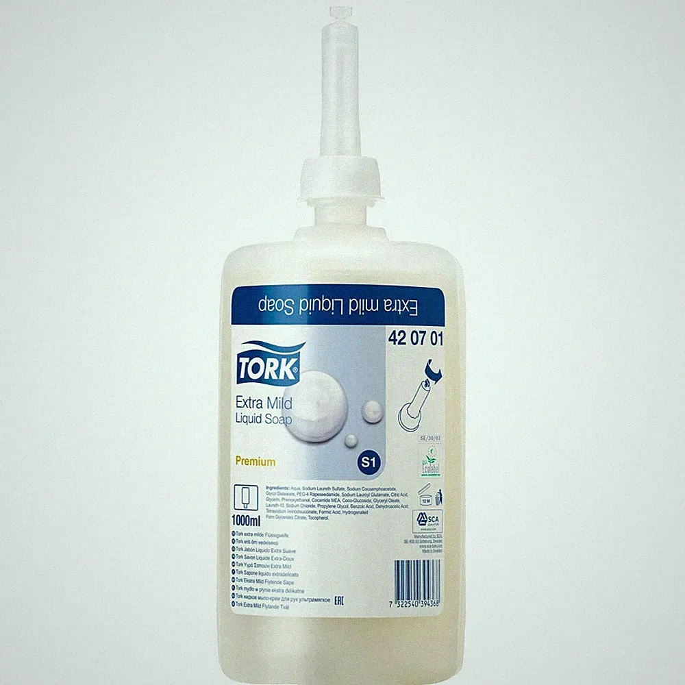 Flüssigseife extramild parfümfrei 1.000ml Seife 420701 extra milde Seife S1 Tork