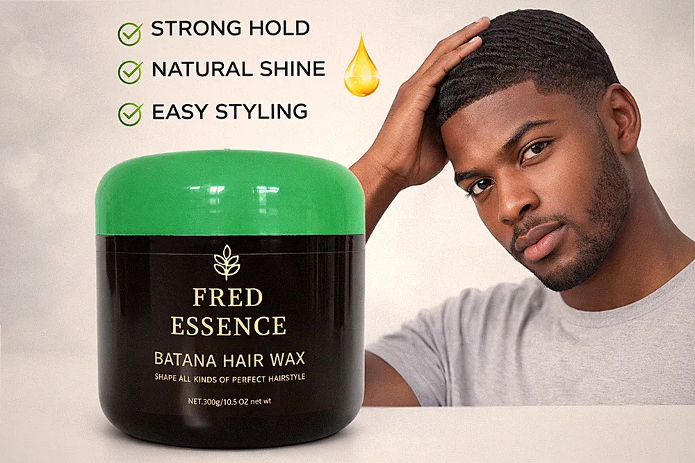 Fred Essence Batana Haarwachs - Haarwachstum & starker Halt | Natürliche Reparatur, Glanz