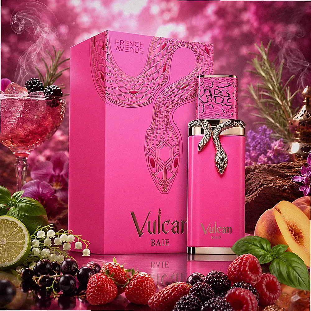 French Avenue Vulcan Baie Eau de Parfum 100ml Unisex EDP Fruchtig Frisch Neu