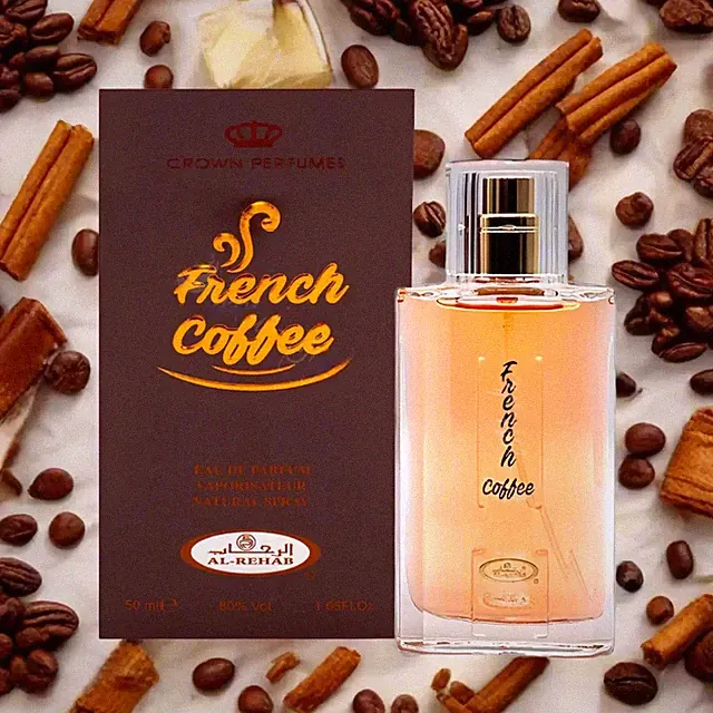 French Coffee 50ml Al Rehab Parfum Sweet Vanilla Caramel Coco Coffee