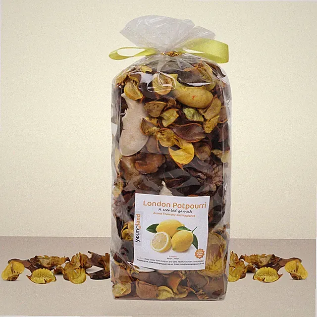 Fresh Lemon Potpourri 200g - Natürlicher Raumduft Dekoration von London Potpour