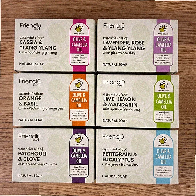 Friendly Soap - Olivenölseife 95g - Wählen Sie Ihren Duft - vegan - natürlich