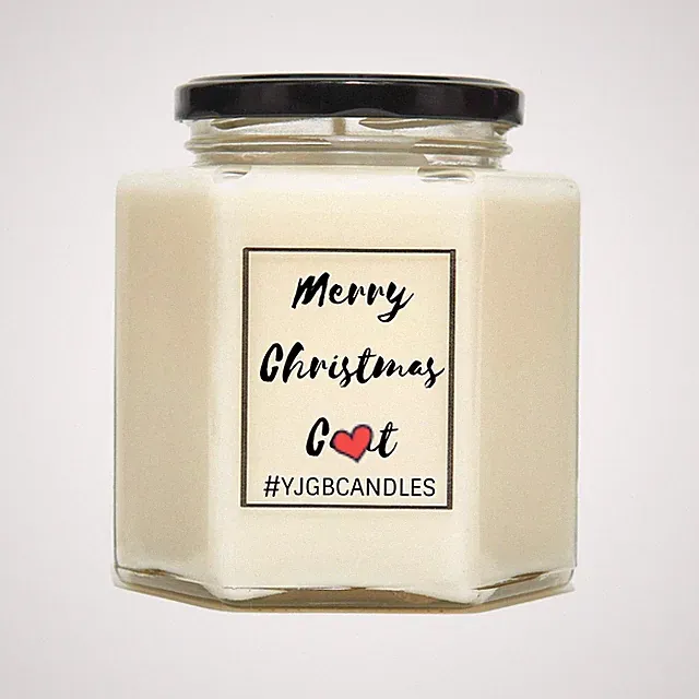 Frohe Weihnachten C*nt, Geschenk für Freund, lustige Fluchkerze