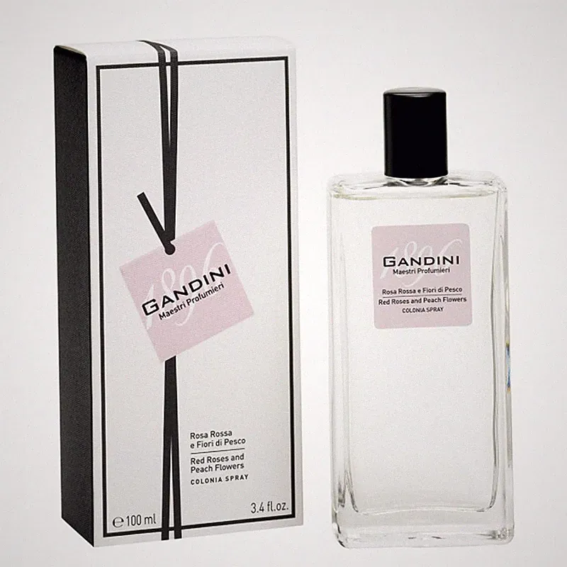 GANDINI 1896 ROTE ROSA UND PFIRSICHBLÜTEN - RED ROSES AND PEACH FLOWERS 100ML...