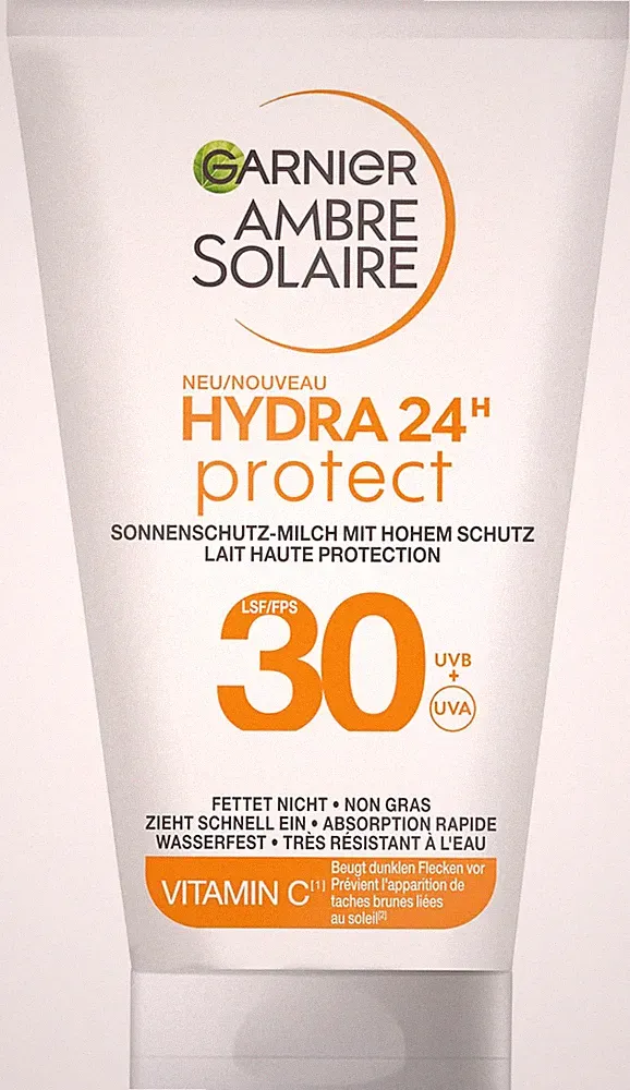 Garnier Ambre Solaire Sonnencreme Feuchtigkeitsspendende Sonnenschutz Milch LSF
