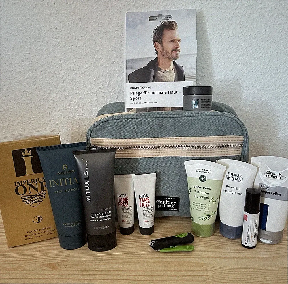 Geschenkset für Herren Hildegard Braukmann Rituals Aigner KMS Kosmetiktasche NEU