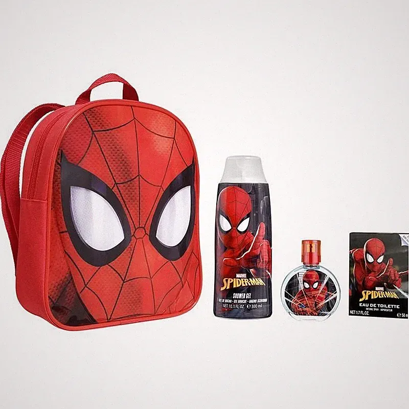Geschenkset Parfüm MARVEL SPIDERMAN Für Kinder EdT 50ml + Duschgel + Rucksack