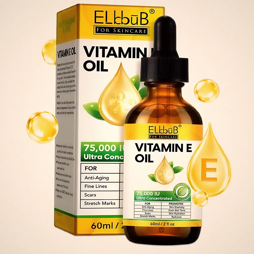 Gesichtsöl Hautöl Vitamin E Öl Hautstraffung Narbenreduzierung 75.000 IE Vegan