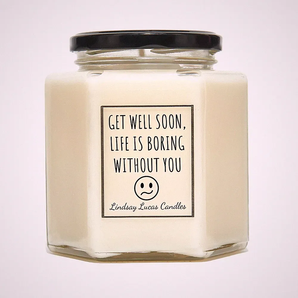Get Well Soon Geschenk Duftkerze