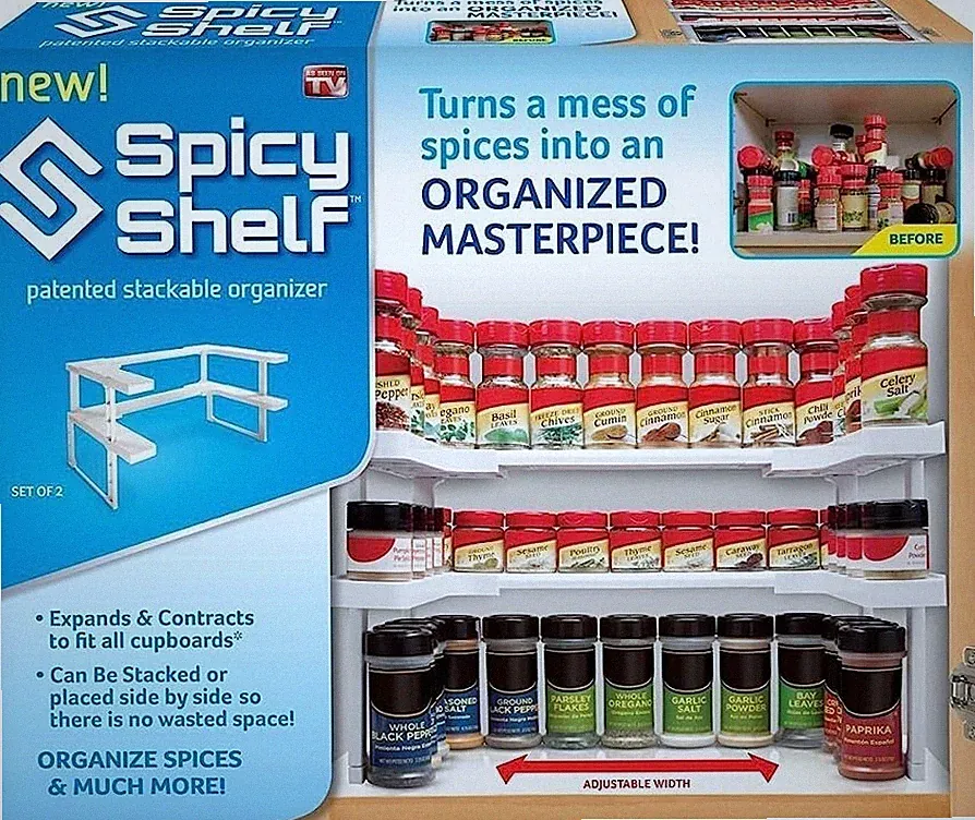 Gewürzhalter Duftdosen Speisekammer Organizer für Möbel Küche Bad