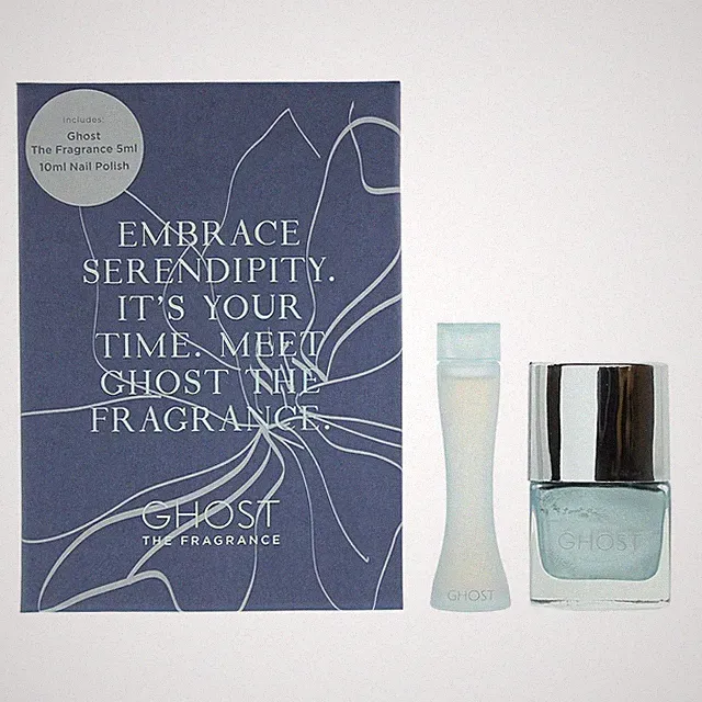 Ghost The Fragrance 2-teiliges Geschenkset: EDT 5ml - Nagellack 10ml für Frauen