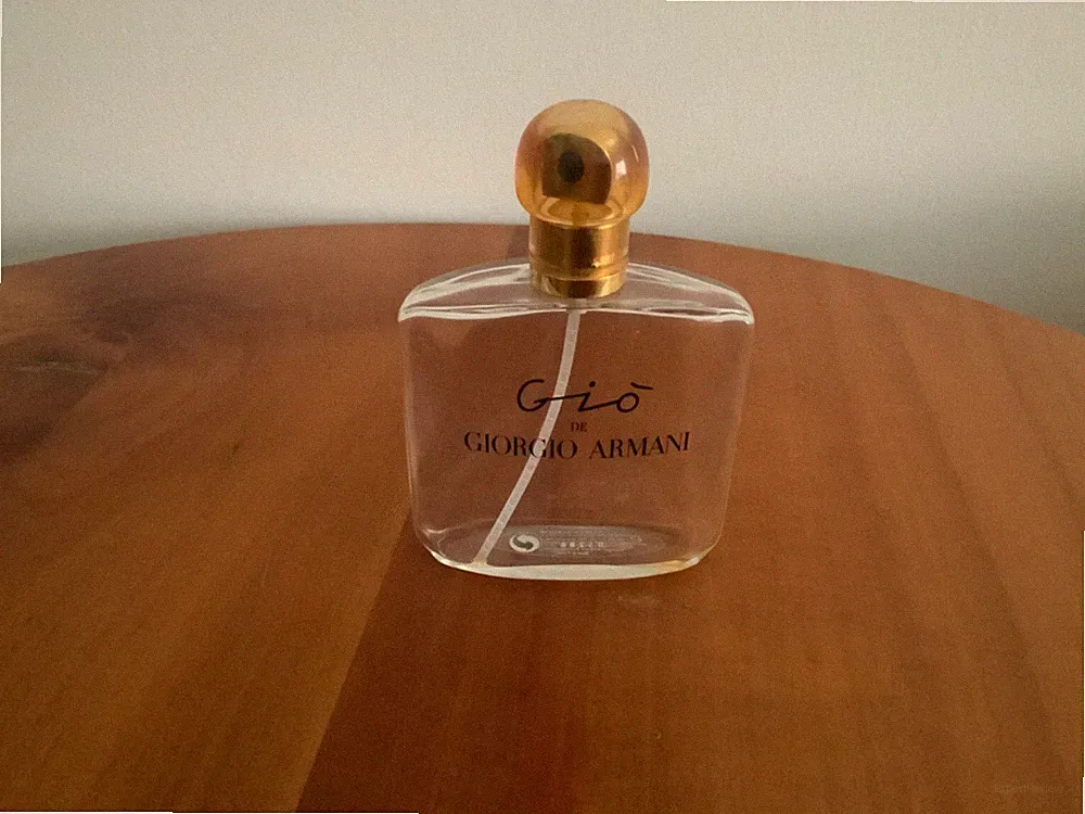 Gio Giorgio Armani Parfum Flasche LEER ohne Inhalt Vintage Deko Sammler Flakon