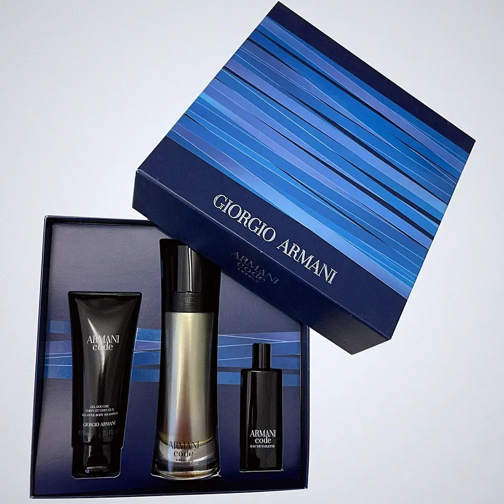 GIORGIO ARMANI Code Homme Absolu Parfum110 ml+Eau de Toilette15 ml+Shampoo 75 ml