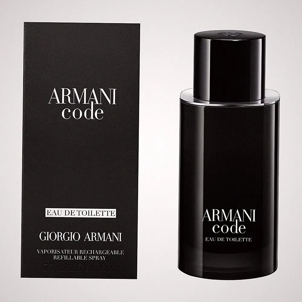 Giorgio Armani Code Homme EAU DE TOILETTE Spray Refillable 75ml OVP