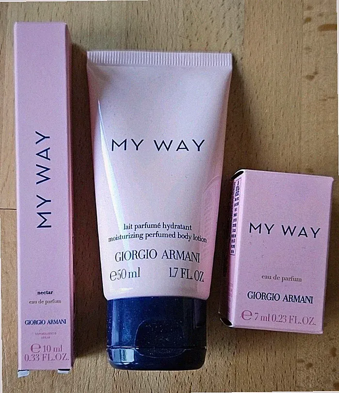 Giorgio Armani My Way eau de Parfum Miniatur 7 + 10 ml + 50 ml Body Lotion Set