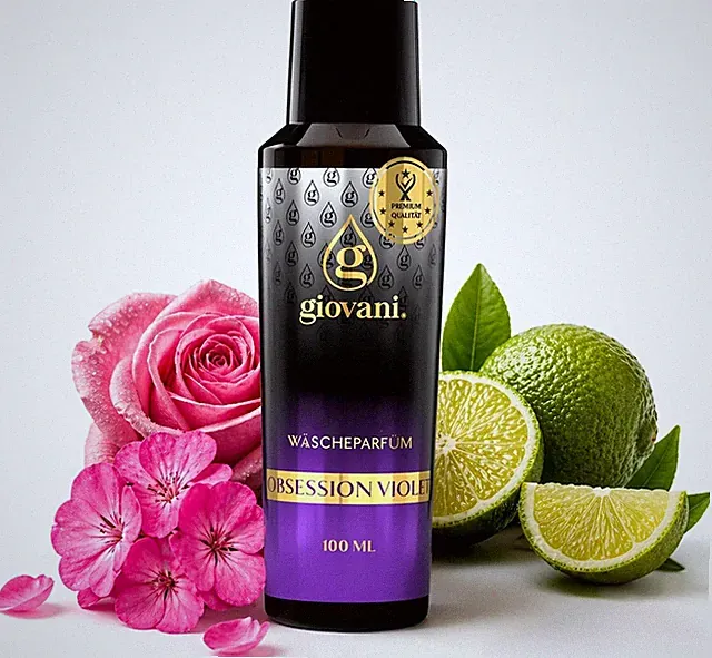 Giovani Wäscheparfüm OBSESSION VIOLET 100 ml | Süßes Wäscheduft mit Moschus