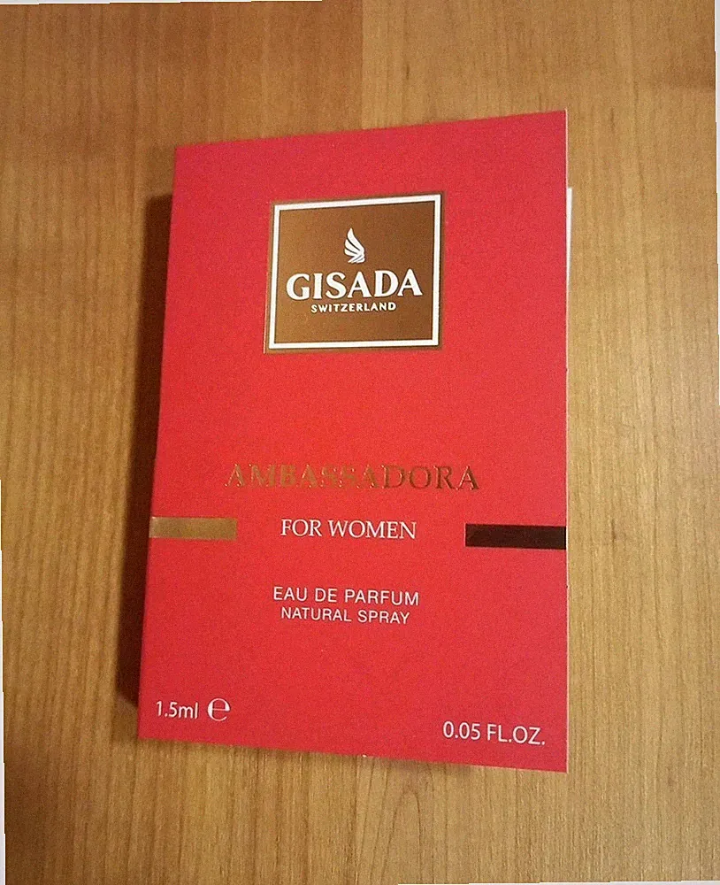 ♥ GISADA♥️ AMBASSADORA FOR WOMAN EDP 1,5ml NEUHEIT! ORIGINAL!