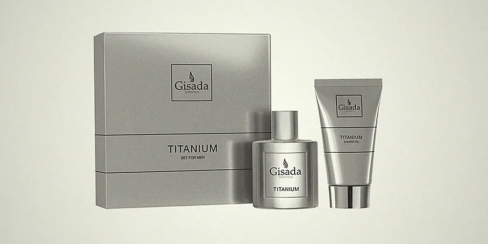 Gisada Titanium Herren-Duftset, Eau De Parfum 50 Ml, Duschgel 100 Ml