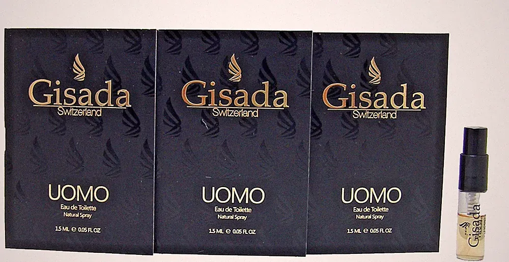 Gisada Uomo Phiole Eau de Toilette / EDT Miniatur Spray 3 x 1,5 ml