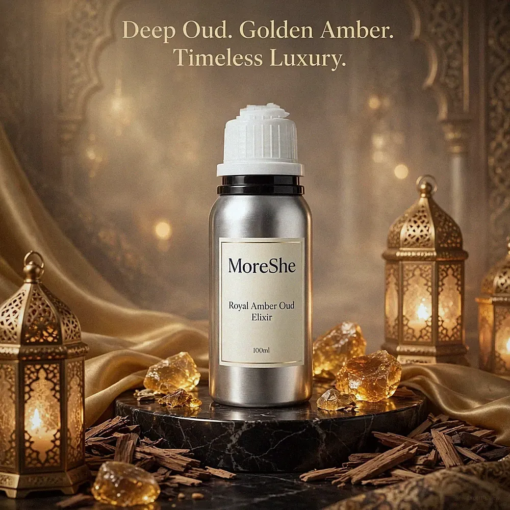Golden Amber Luxus Parfümöl Unisex, alkoholfreier Halal arabischer Duft