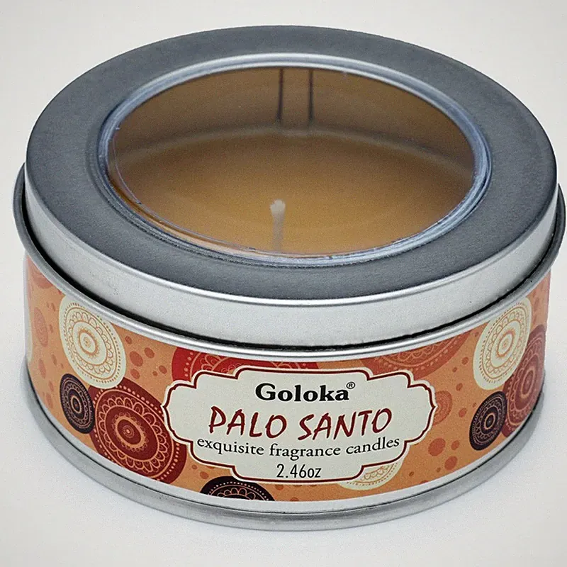 Goloka Palo Santo Wachskerze Dose Duft Raumduft Geschenk