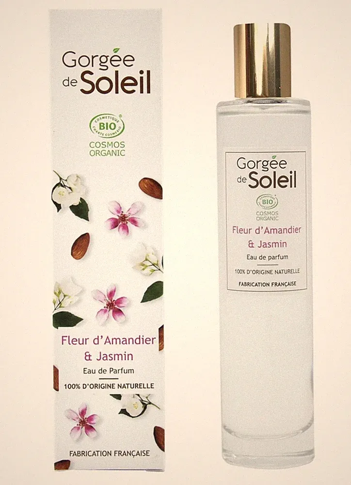 Gorgée de soleil Fleurs d’amandier et jasmin Bio Natural Eau de Parfum 50ml