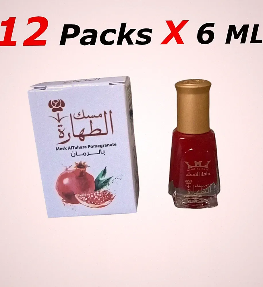 Granatapfelmoschus Al Tahara für Frauen Reines Parfüm 12 Packungen X 6ml