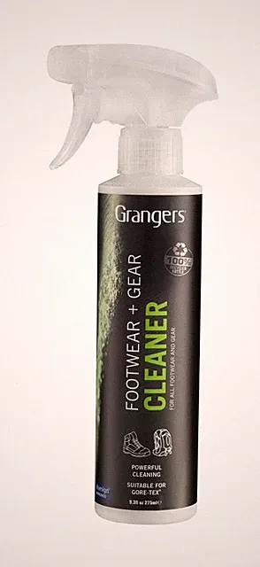Grangers Footwear Gear Cleaner 275ml Spray On Reinigung für Wanderschuhe Laufen
