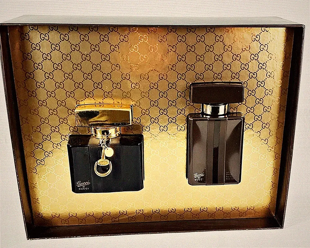 ⭐⭐ Gucci by Gucci Women Set EAU DE PARFUM Spray 50ml + BODY LOTION 100ml RARE ⭐⭐