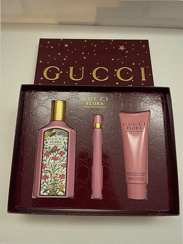 Gucci Flora Gorgeous Gardenia 100ml Eau de Parfum SET 100ml + 10 ml + 50 ml BL